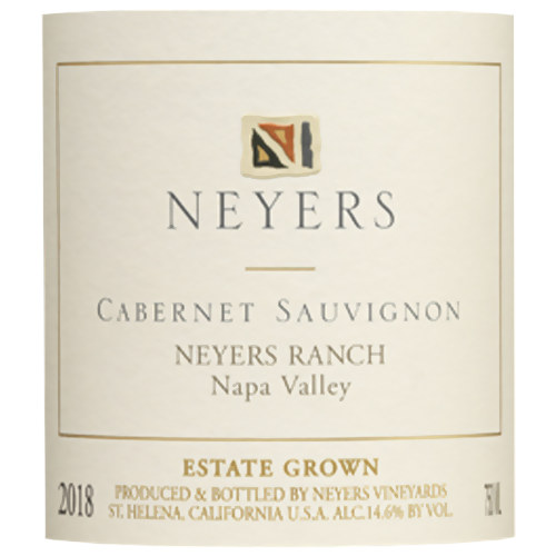 2018 Neyers Cabernet Sauvignon Neyers Ranch, Napa Valley 750ML (93 Points - Wine Spectator)