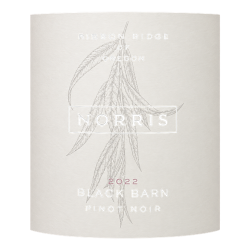 2022 Norris "Black Barn" Pinot Noir, Ribbon Ridge, OR 750ML label