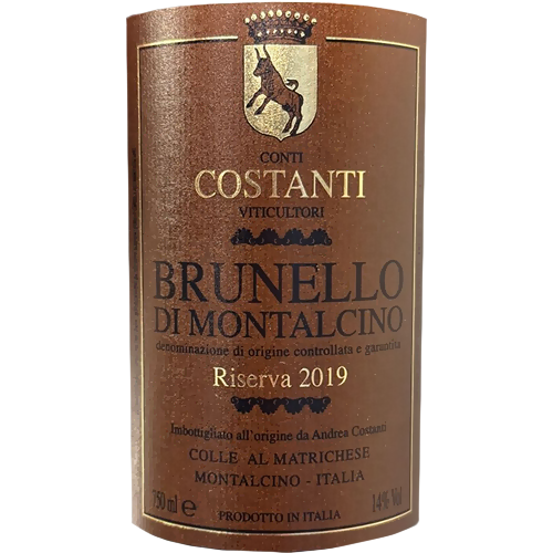 2019 Conti Costanti Brunello di Montalcino Riserva 750ML