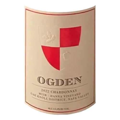 2022 Ogden Chardonnay, Muir-Hanna Vineyard, Oak Knoll 750ML
