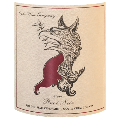 2022 Ogden Rio Del Mar Vineyard Pinot Noir, Santa Cruz County 750ML label