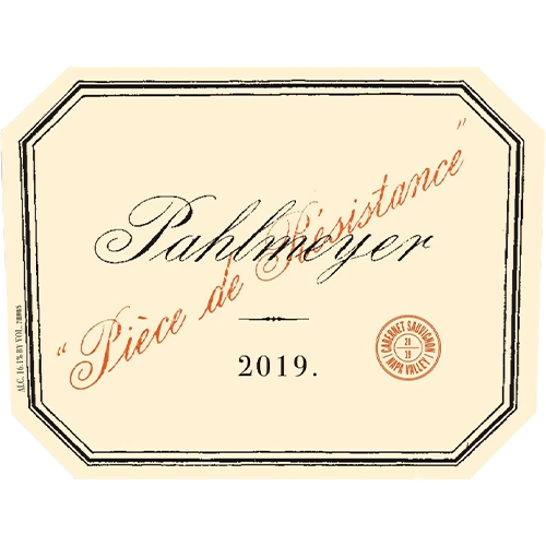 2019 Pahlmeyer "Pièce de Résistance" Cabernet Sauvignon, Atlas Peak 750ML (97 Points - Wine Advocate)