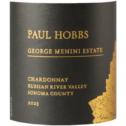 2023 Paul Hobbs Chardonnay, George Menini Estate, Russian River Valley 750ML (97 Points - James Suckling)