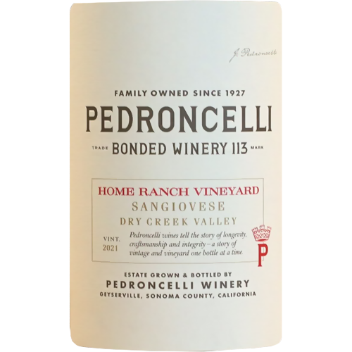 2021 Pedroncelli Home Ranch Sangiovese 750ML