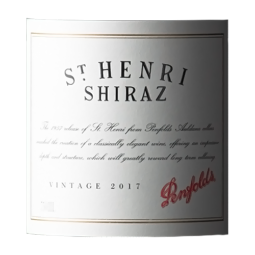 2017 Penfolds St. Henri Shiraz, South Australia 750ML (96 Points - Wine Enthusiast)