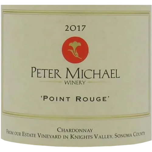 2017 Peter Michael Chardonnay Point Rouge 750ML (100 Points - Wine Advocate, 100 Points - Jeb Dunnuck)