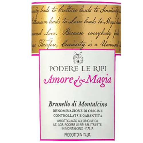 2017 Podere Le Ripi Brunello di Montalcino Amore & Magia 750ML