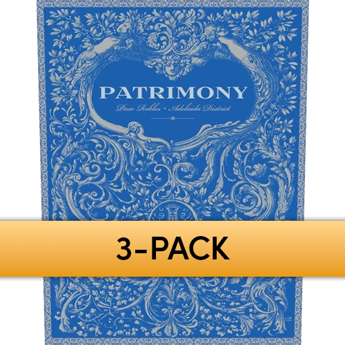 2020 Patrimony Paso Robles Cabernet Franc 750ML 3 PACK