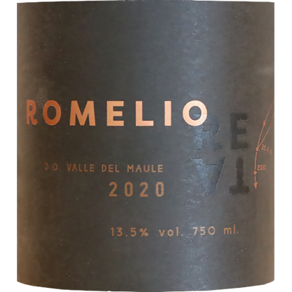 2020 Reta Romelio, Maule, Chile 750ML (96 Points - Tim Atkins, 95 Points - Wine Advocate, 95 Points - Vinous)