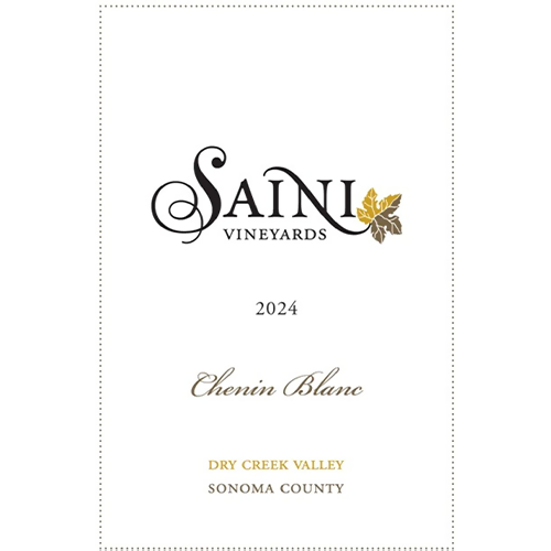 2024 Saini Chenin Blanc, Dry Creek Valley 750ML