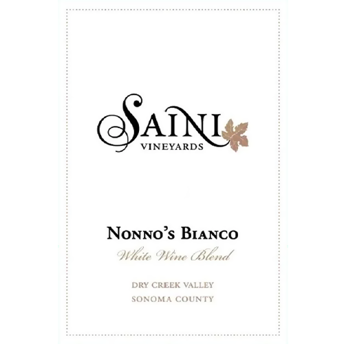 2024 Saini "Nonno’s Bianco" White Wine Blend, Dry Creek Valley 750ML