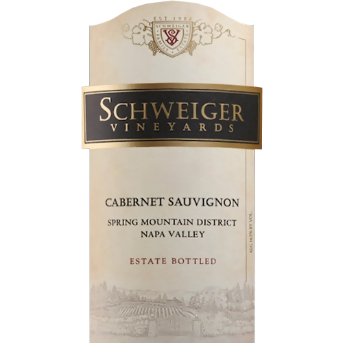 2019 Schweiger Vineyards Cabernet Sauvignon, Spring Mountain District, Napa Valley 750ML