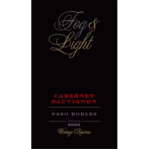 2020 Fog & Light Cabernet Sauvignon, Paso Robles 750ML