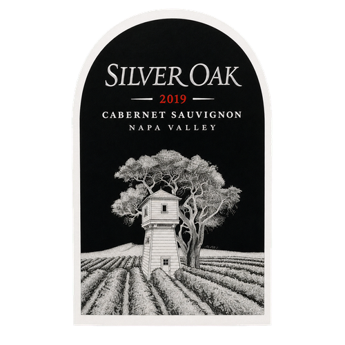 2019 Silver Oak Napa Valley Cabernet Sauvignon 750ML (96 Points - Decanter; 95 Points - James Suckling) label