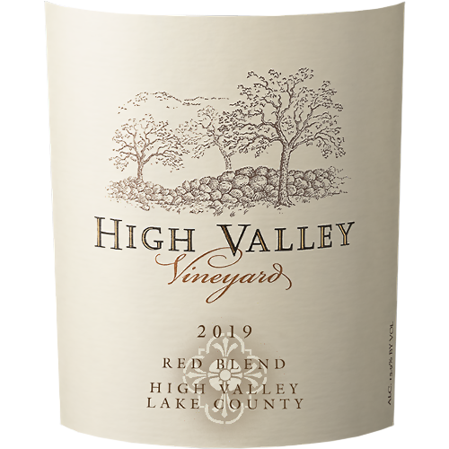 2019 High Valley Red Blend Lake County 750ML