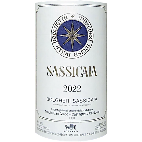 2022 Tenuta San Guido Sassicaia Bolgheri 750ML