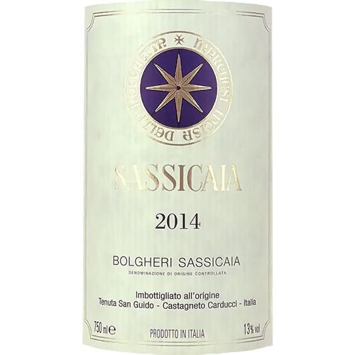 2014 Tenuta San Guido Sassicaia Bolgheri 750ML