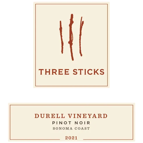 2021 Three Sticks Durell Vineyard Pinot Noir 750ML  (95 Points - Wine Enthusiast; 93 Points - Vinous; 93 Points Wine Spectator)