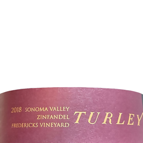 2018 Turley Wine Cellars Fredericks Vineyard Zinfandel, Sonoma Valley 750ML