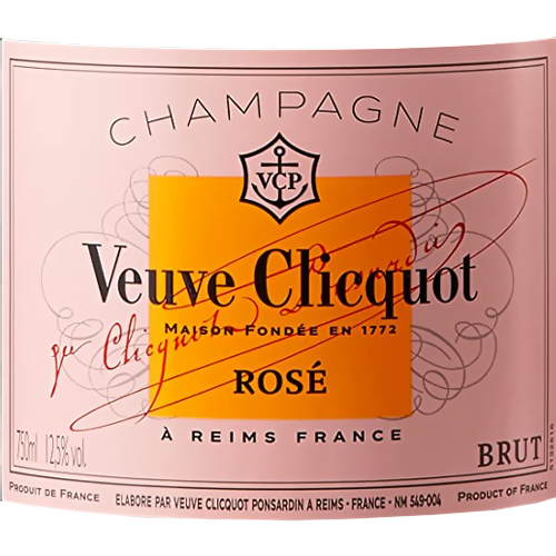 NV Veuve Clicquot Champagne Brut Rosé 750ML (94 Points - Tasting Panel)