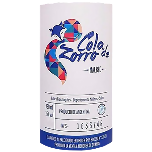2021 Vizcacha Wines Cola de Zorro Malbec 750ML