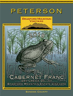 2018 Peterson Bradford Mountain Estate Vineyard Cabernet Franc, Dry Creek Valley 750ML